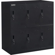 6door Locker Office Storage Locker Home And School Storage Organizer Metal Storage Cabinet With Lock