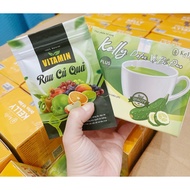 Trà giảm cân KELLY DETOX vị Đào Xoài Táo xanh Nho Bí đao Cafe Kelly (chính hãng)