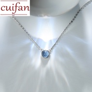 Gold necklace pawnable 18k Blue opal pendant necklace womens clavicle chain tala by kyla necklace