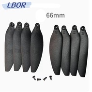 LBOR Folding Propeller Blades, 58mm/66mm Plastic Remote Control Drone Parts,  Black Universal Quadco