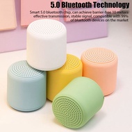 Macaron Bluetooth Speaker Bass Inpods Little Fun Mini Speaker Wireless TWS Portable Loudspeaker MP3 HIFI Sound【Ready Stock】