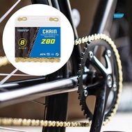 [GIK] 6-7-8S-Z80 116L Gold Bike Chain Mountain Road Bike Gold Chain Quick Release Link [VN]