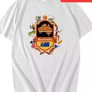SUVENIR T-SHIRT AUSSIEAUSTRALIA WITHOUT LABEL FOR SOUVENIRS - TSHIRT AUSSIE SOUVENIRAUSTRALIA MODEL 