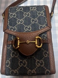 Gucci Mini Denim 1955 Horsebit