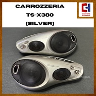 Pioneer Carrozzeria TS-X380 Bass Reflex Type 4-Way Speaker System [Speaker Bantal] [Silver] [Origina