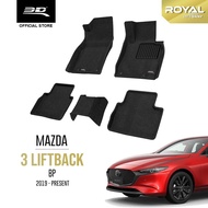 3D ROYAL Car Mat Mazda 3 Liftback (2019 - Present)