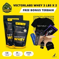Vectorlabs master whey protein isolate 6 Lbs blend BPOM VL masterwhey non BXN whey mass susu diet fi
