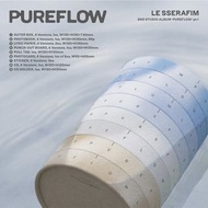 (早鳥價) LE SSERAFIM 2nd Studio Album ‘PUREFLOW’ pt.1連特典 | lesserafim周邊kpop lsf小卡 lesserafim網上周邊代購 less