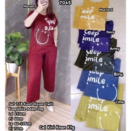 7045 Set 7p8 Rayon Twill Smile Adem 150,000 .
