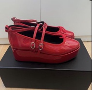 全新 100% new REPETTO 芭蕾舞鞋 Red Cendrillon Platform Ballerina Shoes