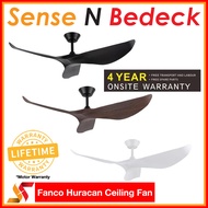 Fanco Huracan 52" DC Ceiling Fan with Remote Control