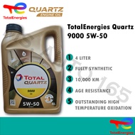 Total Quartz 9000 Future GF6 Engine Oil 5W-50 Fully Synthetic 4L Minyak Hitam Enjin Kereta Proton To