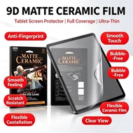 For Samsung Tablet A9 A11 S7 FE S7+ S9 FE+ S8+ S9+ S10+ S10 lite S11 Matte 9H Ceramic Tempered Glass