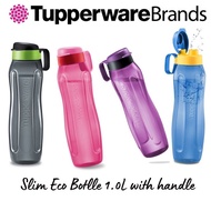 Tupperware Slim Eco Bottle 1L with Handle Botol Air 1L botol BPA FREE Botol Tupperware Botol Minuman Water Tumbler brush