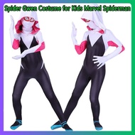 Spider Gwen Costume for Kids Marvel Spiderman Cosplay Dress Girls Gwen Stacy