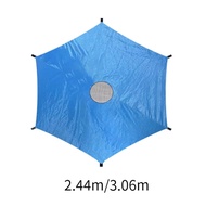 [szxflie3xh] Trampoline Shade Cover Trampolines Canopy Rainproof Tearproof Oxford Cloth Trampoline Sun Protection Cover for Playground