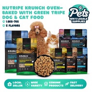 Nutripe Krunch Oven-Baked Dog & Cat Food with Green Tripe 1.6kg 1.8kg 5.5kg 7kg - Complete & Balance