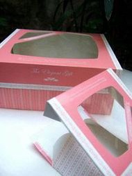西點盒 蛋糕盒 4吋蛋糕提盒 6吋蛋糕提盒粉紅紙盒尺寸:18*18*8.5蛋糕包裝盒