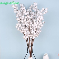 AUGUSTINE Berry Branches Fashion Faux Floral Art White 1Pcs Artificial Fruit Plant