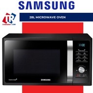 SAMSUNG Solo Black Microwave Oven With Healthy Steam (28L) MS28F303TFK