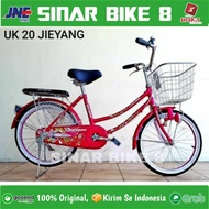 Sepeda Mini Keranjang Dewasa JIEYANG 01A Ukuran 20 24 dan 26 Inch City Bike