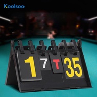 [Koolsoo] Tabletop Scoreboard Sports Scoreboard Score Keeper Supplies Scoreboard for