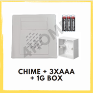 Hager / FYM Door Bell Chime Battery Operated / Direct Power Supply HDB BTO