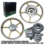 KH100/AR125 YTEQ B CLASS ORIGINAL SPORT RIM FULL SET SPARKLING GOLD