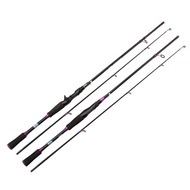 Joran Pancing Spinning Rod Casting Rod 1.65m -2.1m 2 Bagian M Power Glass Fiber Joran Pancing Stainl