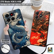 Latest ZTE Blade A56 & ZTE Blade A36 Case 2025 Dragon Motif | SoftCase HP ZTE Blade A56 | ZTE Blade 