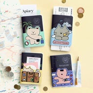 IC DOODLE PASSPORT CASE - travel wallet holder cover storage organiser organizer accessories