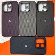 Carbon Fiber Diagonal Stripe Minimalist Business Phone Case For Oneplus 15 13 12 11 13r 12r ACE 5 3 