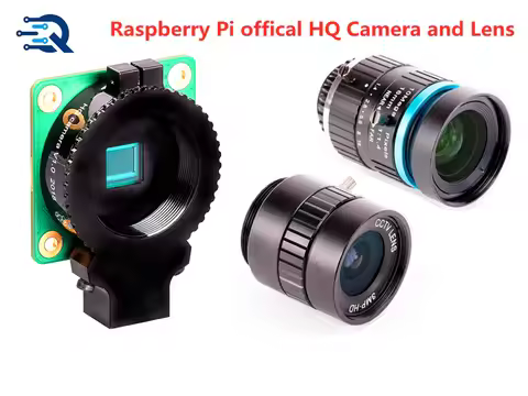RPI-HQ-CAMERA - High Quality Camera, Raspberry Pi, 12.3 MP, RAW12/10/8 and COMP8 Output, 12.5 mm to 