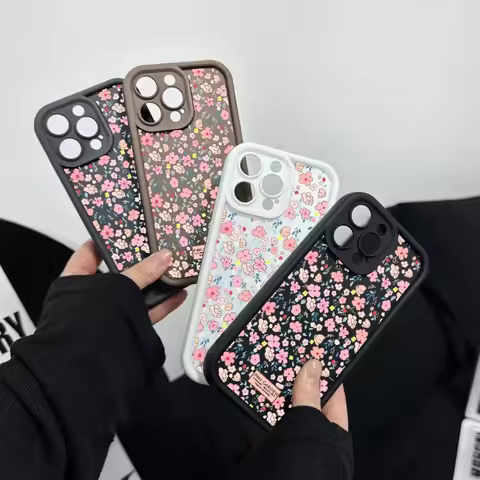 Fashion Pink Flower Phone Case For VIVO V60 V50 V40 Lite V70FE Y05 V30 V27 V25 V23 V29 Pro V30E V29E