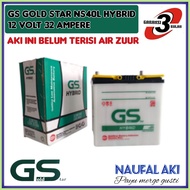 Aki Mobil Ayla/Agya/Calya/Sigra/Jazz/Ertiga/Brio/Karimun/Datsun go/Baleno gold Shine Ns40L HYBRID 32