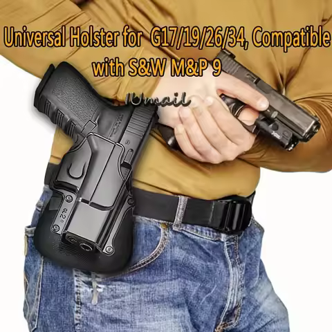 FANDAO Tactical Pistol Holster Paddle Waist Holster With Quick Release Compatible With G17 1911 P226