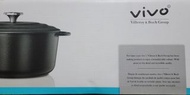 全新Vivo琺瑯鑄鐵鍋 24cm