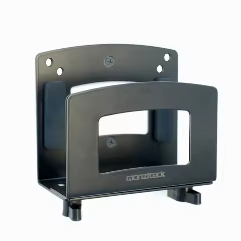 Monzlteck Adjustable Small Device Wall Mount Or VESA Mount Behind The Monitor |Design for Streaming 