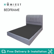 [HOMIEST] Nico Grey/Beige Colour Bed Frame in Single / Super Single / Queen / King