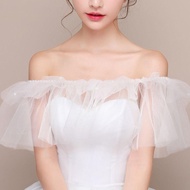 Wedding bride Jacket Wedding Bolero Floral Lace Tassel Bridal Wraps Accessories Soft Cape Women Shru