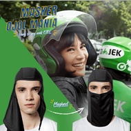 MAS JEK Ojek Mask/ Ojol Balaclava/ Motorcycle Helmet Head Cover/ Ojol Ojek Hair Protection/ Protecti