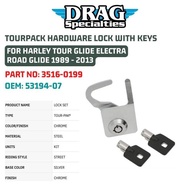 Drag Tour-Pack Hardware Lock W Keys Harley FL 3516-0199 Oem 5319407 Latest Latest