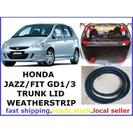 Honda Jazz Fit GD1 GD3 rear bonet weatherstrip rubber seal getah bonet blkg tailgate Fit trunk SAA 2