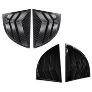 1Pair Car Rear Window Shutter Cover Trim for Sedan 8Th 2005-2011 Side Louver Trim Panel Vent Sticker