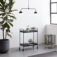 【Hübsch】－020705 工業風黑色收納推車