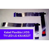 LG 43UJ632T LED TV LVDS Flexible Cable - EAD63969910 - EAD63969911