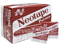 Neotape Porous นีโอเทปสีน้ำตาล เทปแต่งแผลแบบมีรูพรุน เทปพันเดือยไก่ ขนาด (1/2นิ้วx10หลา)/ม้วน