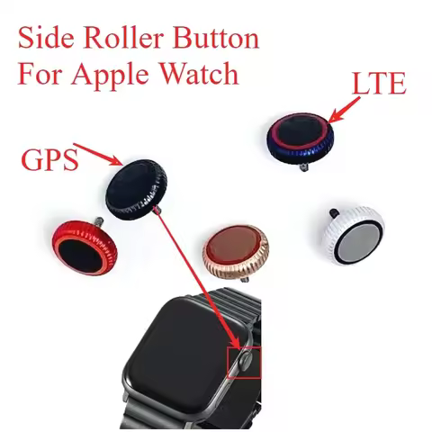 Side Roller Button Digital Crown For I Watch Series S3 S4 S5 S6 S7 S8 S9 SE2 Watch Repair Replacemen