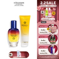 LOccitane Immortelle Reset 50 ml and Divine Cleansing Cream-In-Foam 125ml ล็อกซิทาน พรีเซรั่มและโฟมล