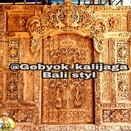 gebyok stel Bali - gebyok Bali - gebyok jepara